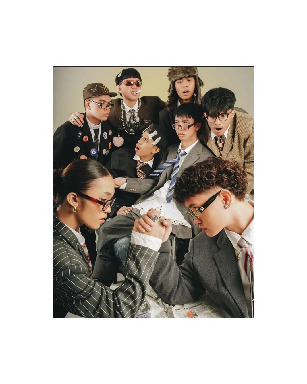 Group in business attire